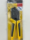 Titan 11957 Offset Fixed Jaw Ratcheting Terminal Crimper New. Price: $14.99.