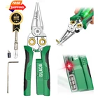 Laoa 8-IN-1 Wire Stripper With Non-contact Voltage Tester, Professional Green New. Price: $28.49.