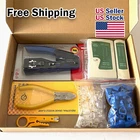 RJ45 Crimping Tool Kit, Ethernet Pass Through Crimper, Network CAT5E CAT6 New. Price: $26.88.
