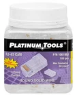 Platinum Tools RJ-45 CAT6 106188J 2-PIECE High Performance Connectors Gbps New. Price: $49.00.