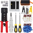 Leatbuy RJ45 Tool Set For Crimper Kit CAT5/CAT6 Ethernet Crimping New. Price: $53.95.