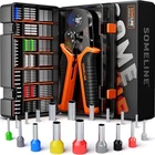 Crimping Tool Kit, Self-adjusting Pliers For Wire Ferrules Awg New. Price: $46.84.