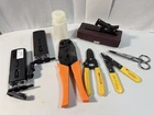 Ripley Miller Clauss 103-D Fiber Optic Stripper Cleaver Crimper Scope Snips Kit Used. Price: $50.00.