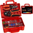 Peba Ferrule Crimping Tool Kit With Wire Stripper, 24 Sizes Tinned Copper New. Price: $44.87.