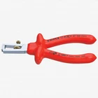 Knipex 6.3" Wire Insulation Strippers - Insulated Chrome Plastic Dipped New. Price: $51.53.