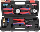 Tool Kit For Deutsch Dt Connectors: Close Barrel And Open Crimper New. Price: $134.17.