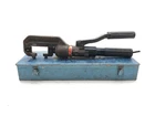 Huskie CN-258 6-TON Manual Hydraulic Compression Crimper 10,000 Psi, Metal Case Used. Price: $116.96.