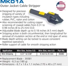 Ripley MK01A 39380 Outer Jacket Cable Stripper Electrician Tool New. Price: $39.96.