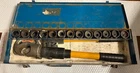 Thomas & Betts TBM12M Manual Hydraulic Crimper With 13 Sets Of Dies Case Used. Price: $835.00.