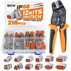 Noxtren 218PCS 12 Kits Dt Deutsch Connector With Ratcheting Orange, Black New. Price: $56.17.