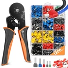 Ferrule Crimping Tool Kit, Hexagonal Ratchet Crimper For 28-5 Awg, Insulated Wir New. Price: $75.99.