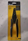 Titan 11478 Wire Stripping And Crimping Pliers New. Price: $13.99.
