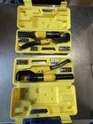 Tenno YQK-70 Hydraulic Wire Battery Cable Lug Terminal Crimping Tool W/ 9 Dies Used. Price: $59.95.