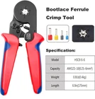 Hexagonal Crimping Tool, AWG23-10 HSC8 6-6 Self-adjusting Ratchet Wire Ferrule New. Price: $22.99.