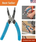 Klein-kurve Wire Cutters, Heavy Duty Stripping Tool With Lock, 8-20 Awg New. Price: $57.59.