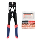 Icrimp Battery Cable Crimping Tool Kit Awg 8-1/0 Copper Lugs Heat Shrink New. Price: $99.06.