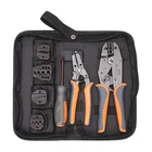 Iwiss IWS-30J Ratchet Crimping Tool Set 5 Jaws Wire Stripper Awg 20-10 Orange New. Price: $58.99.