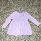 Calvin Klein Pink Knit Long Sleeve A-line Dress 18M Girls Logo Accent Pre-owned. Price: $10.00.