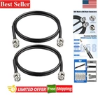 2PCS 3FT RG58 Coaxial Cable - Ideal For Cb Radios, Antennas & Cameras New. Price: $16.99.
