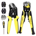 Yuzes Automatic Wire Stripper And Crimping Tool Kit For 10-24 Awg, Yellow New. Price: $42.99.
