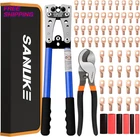 Sanuke Battery Cable Lug Crimping Tool Kit With Cutter 60 Pcs Ring New Usa. Price: $53.64.