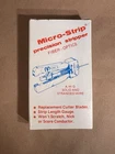 Nos Micro-strip MS-3T-E-08-G1 Precision Fiber Optic Stripper New In Box. Price: $95.00.