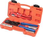 Icrimp Pex Clamp Tool Kit 3/8 1" W/ Cutter & Rings Set New. Price: $83.23.