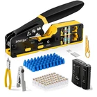 Zoerax Ethernet Crimping Kit RJ45 TOOLS,CAT5 CAT5E CAT6 Crimp... New. Price: $42.15.