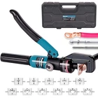 Amzcnc Hydraulic Crimping Tool, Battery Cable Crimper YQK-0000, Cyan New. Price: $74.99.