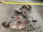 Vintage Lincoln Lug-all Cable Hoist, Come-along Stainless 1500/3000 No Bar Used. Price: $95.00.