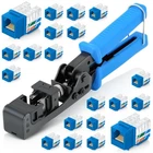 Everest Easyjack - 90 Angled Speed Termination Keystone Tool Set With 20 New. Price: $89.27.