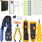 Leatbuy Crimper Kit CAT5 CAT6 Crimping Tool RJ45 Set For Regular End- New. Price: $67.60.