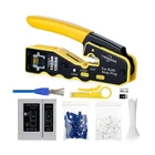 RJ45 Tool Kit Pass Through Ethernet Crimper For CAT5E CAT6 Ca... Fast Ship New. Price: $52.96.