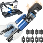 Hydraulic Crimping Tool With 9 Hardened Alloy Dies, 12 AWG-2/0 Cable Crimper New. Price: $62.50.