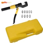 Hydraulic Crimper Crimping Tool / 9 Dies Wire Battery Cable Lug Terminal 6 Mt New. Price: $40.10.