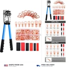 Hks Battery Cable Crimping Tool Kit Heavy Duty Wire Crimper For Awg 10-1, I... New. Price: $47.97.