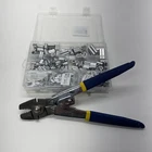 Sanuke Wire Rope Crimping Swaging Tool Cable Crimps Up 2.2MM With Sleeve Kit Used. Price: $34.99.
