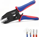 Wire Crimping Tool For Non-insulated Terminal, Awg 22-6 Ratchet Crimper New. Price: $23.89.