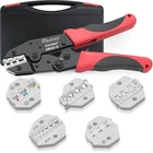 Plustool 6PCS Crimping Set - Ratcheting Wire Crimper For Heat Shrink,... New. Price: $58.18.