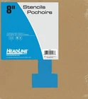 Headline Sign 107 Stencil Set, 8-INCH Numbers 0-9 New. Price: $17.49.