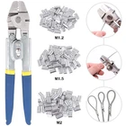 Glarks Up 2.2MM Wire Rope Crimping Tool With 1.2MM, 1.5MM, Silver New. Price: $30.11.