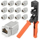 Everest Media Solutions Easyshield (CAT6A Kit) - Speed Termination Tool, With 12 New. Price: $37.95.