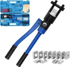 19 Packs Hydraulic Cable Lug Tool With Durable Case, 4 Awg 600 Mcm Battery New. Price: $108.99.