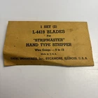 Vintage Ideal Stripmaster L4419 Replacement Blades 8 To 12 Awg New. Price: $21.21.