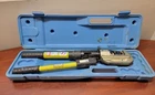 Reliable Equipment REL-510K, Hydraulic 12 Ton Crimping Tool C-x Used. Price: $499.99.