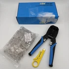 Ubigear CAT5 All-in-one Cable Crimper For 8P8C/RJ45/6P4C/RJ11/RJ12/RJ45 -100PCS. New. Price: $16.25.