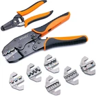Wire Crimping Tool Kit Crimpers & 6 Slide Dies Ratcheting New. Price: $109.99.