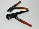 Thomas & Betts Usa 2PC WT1300 WT145C Ratcheting Crimper Tool Pair Set Used. Price: $89.99.