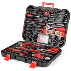 198 Piece Hand Tool Kit With Ratchet Wrench Set Screwdrivers Sockets For Auto New. Price: $131.24.