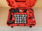 Milwaukee 2679-22 M18 Force Logic 600 Mcm CU/350 Ai Crimper Kit Used. Price: $2669.00.